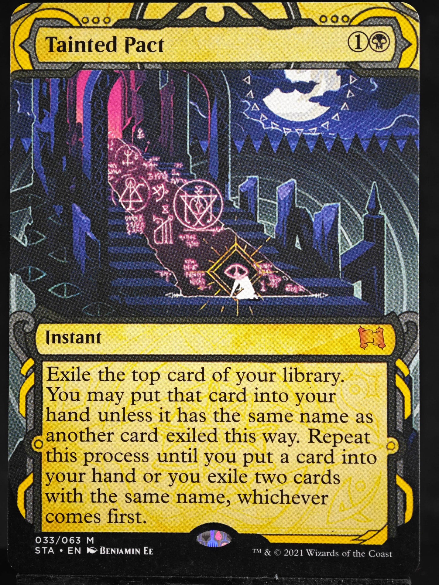 Tainted Pact proxy card MTG Strixhaven Mystical Archive