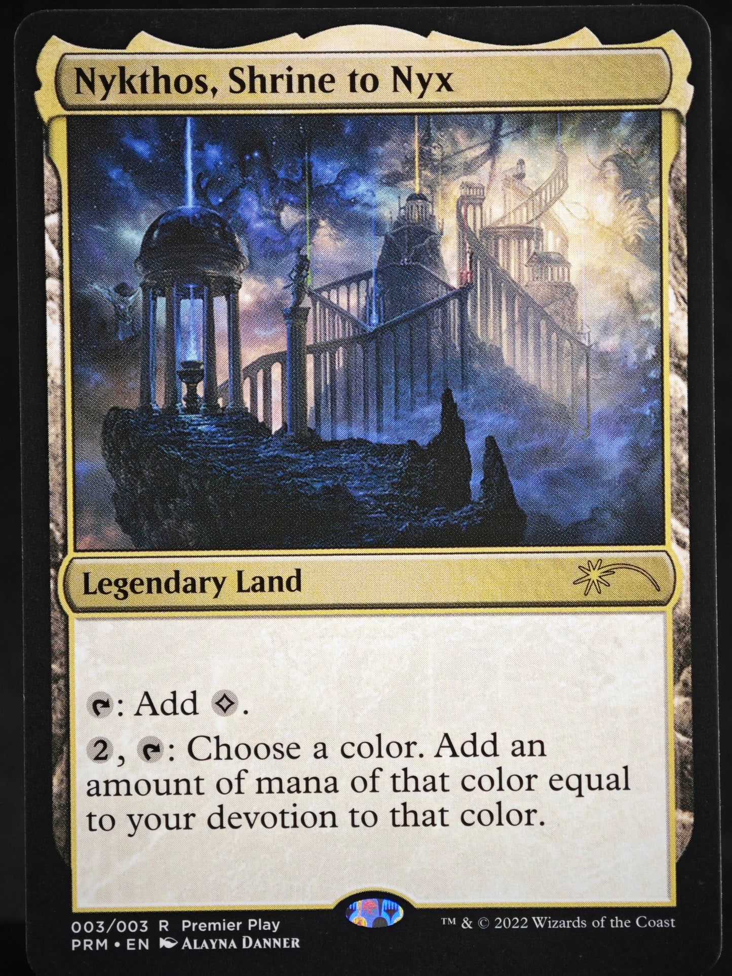 Nykthos, Shrine to Nyx proxy card MTG Pro Tour Promos