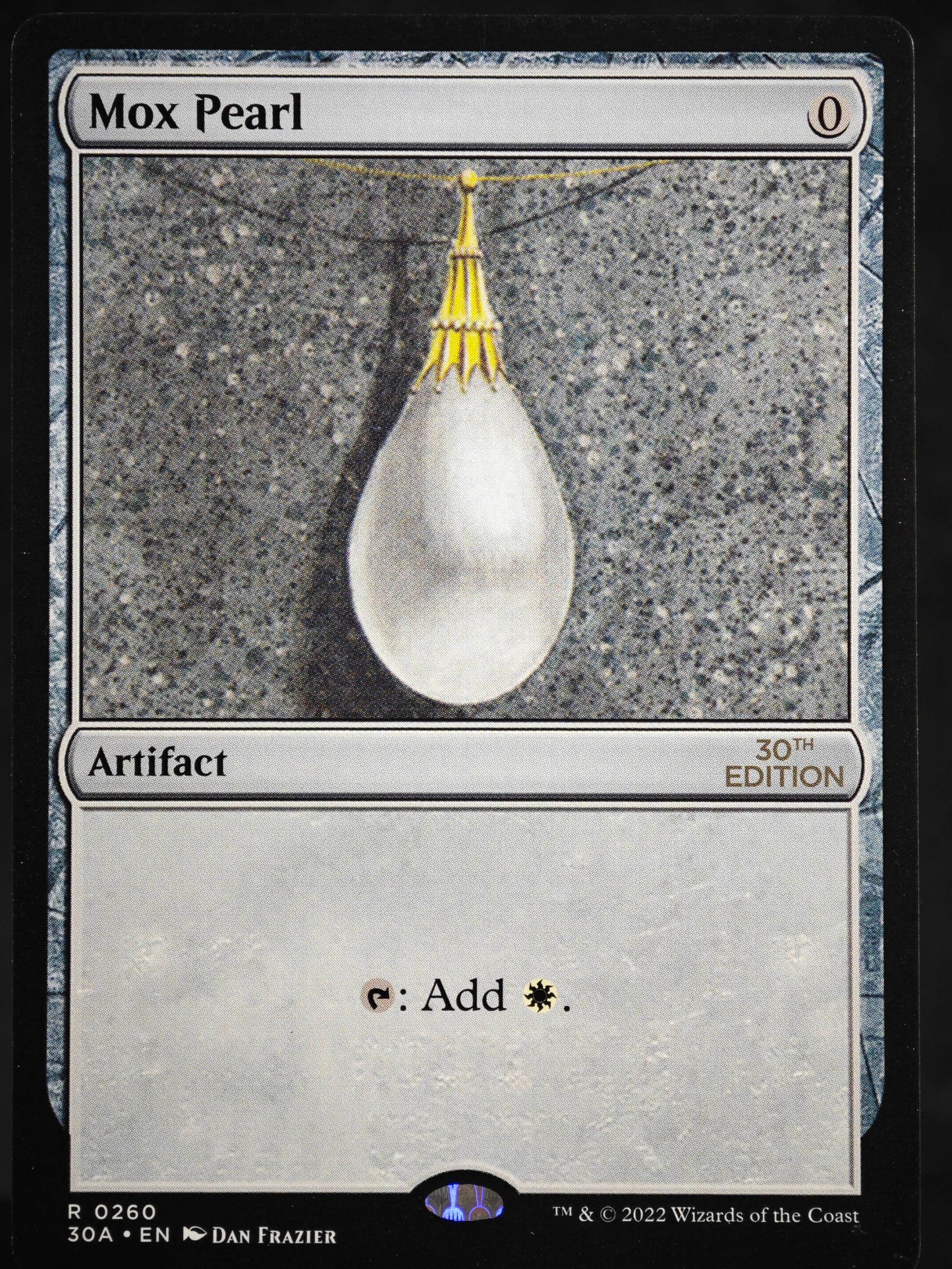 Mox Pearl proxy card MTG 30th Anniversary Edition