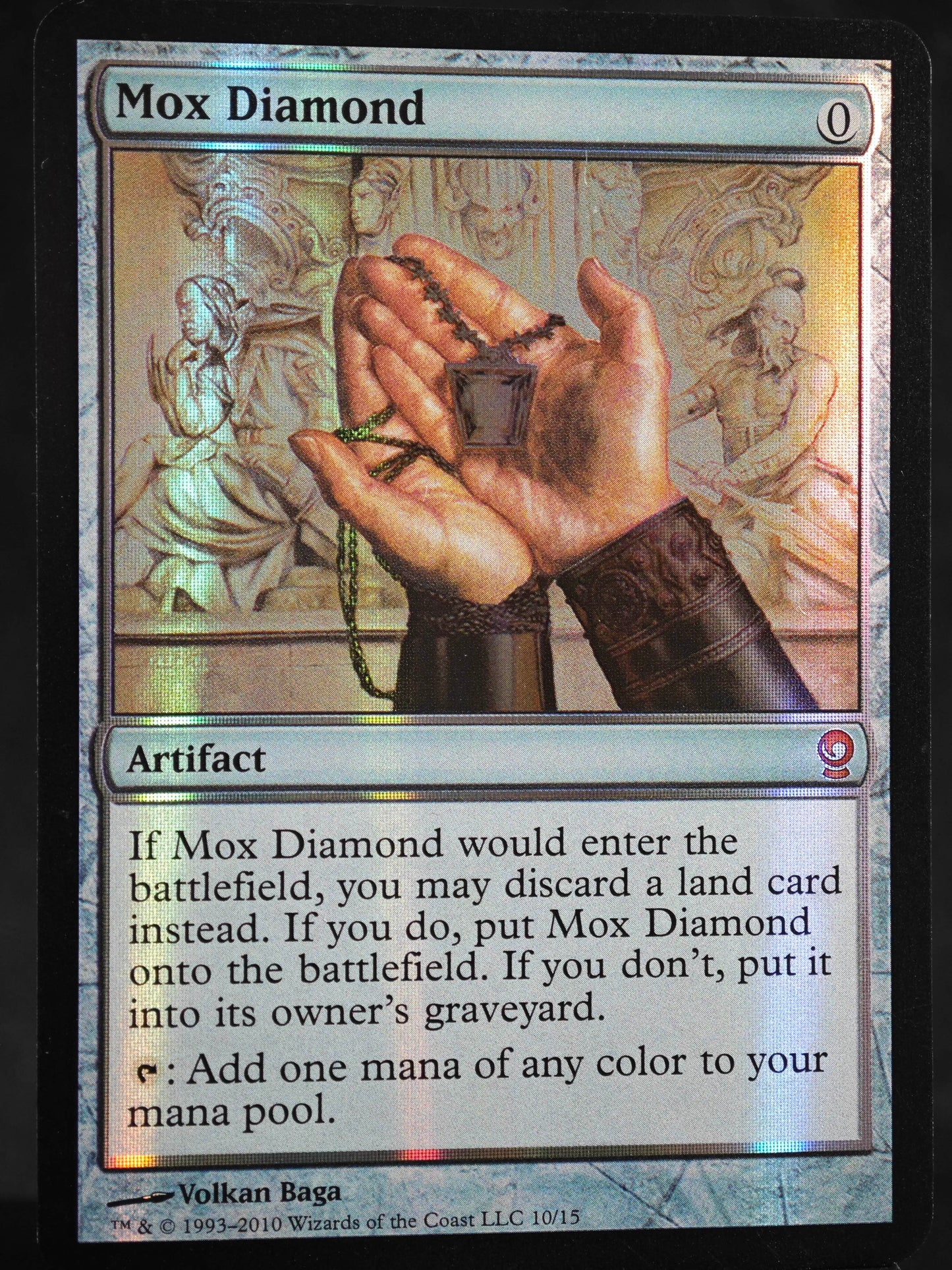 Mox Diamond proxy card MTG From the Vault: Relics