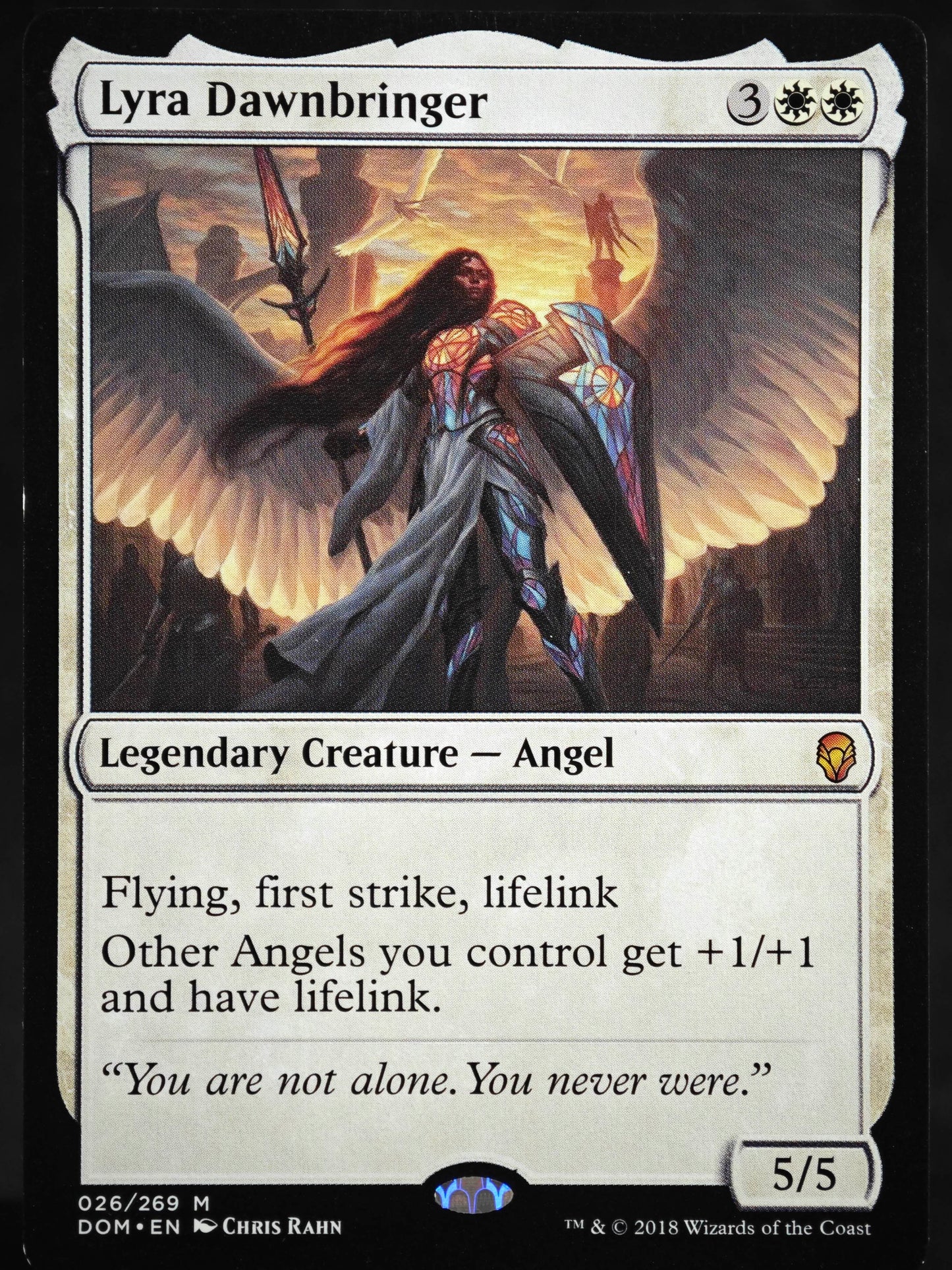 Lyra Dawnbringer proxy card MTG Dominaria Promos
