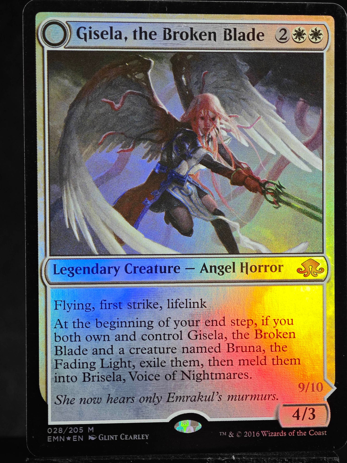 Gisela, the Broken Blade proxy card MTG Eldritch Moon Promos