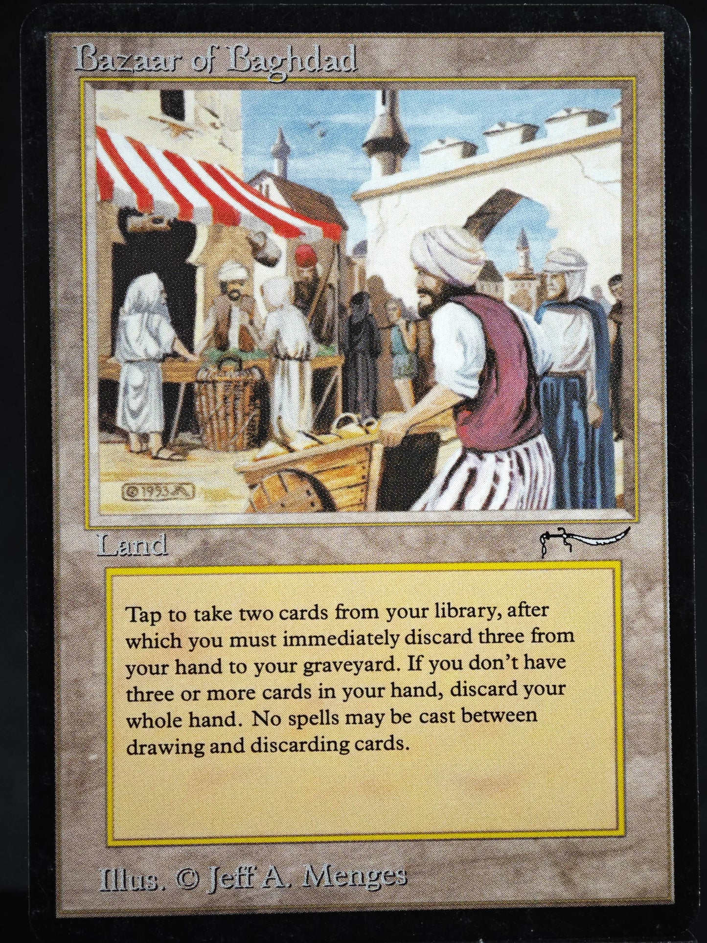 Bazaar of Baghdad proxy card MTG Arabian Nights