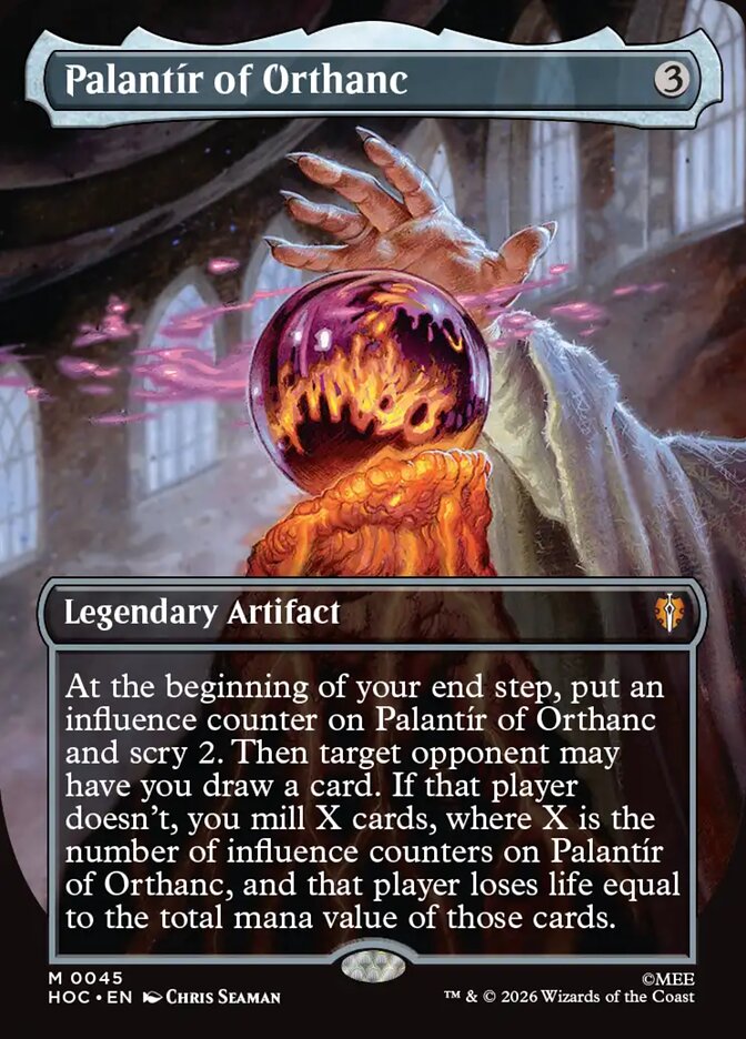 Palantír of Orthanc MTG proxy card