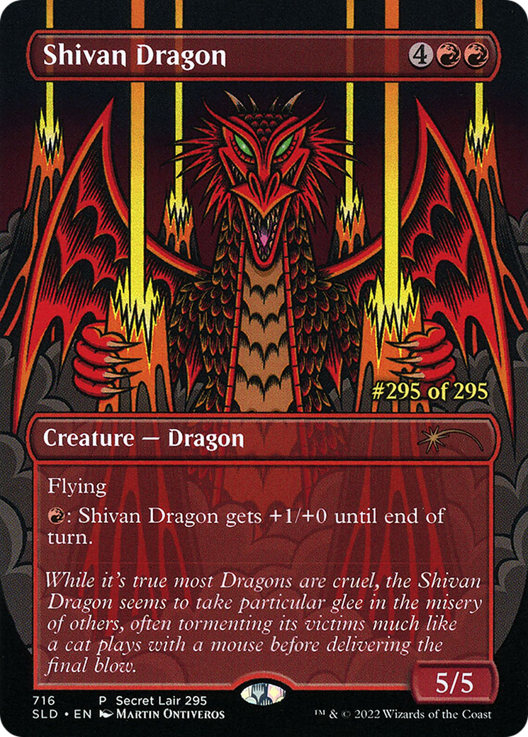 Shivan Dragon MTG proxy card