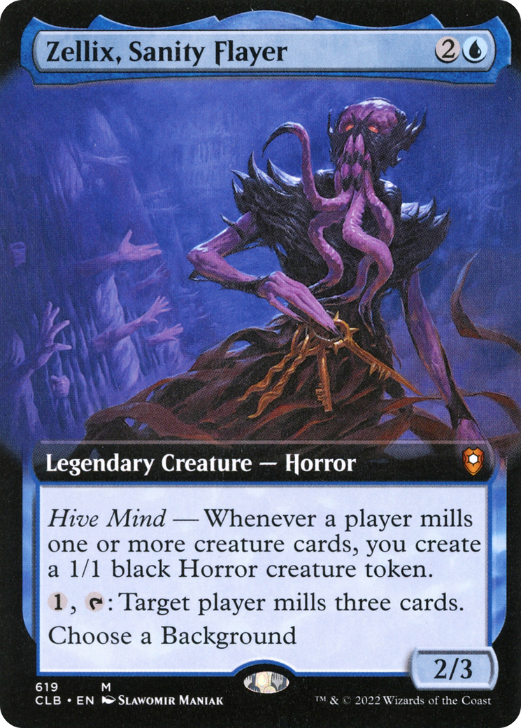 Zellix, Sanity Flayer MTG proxy card