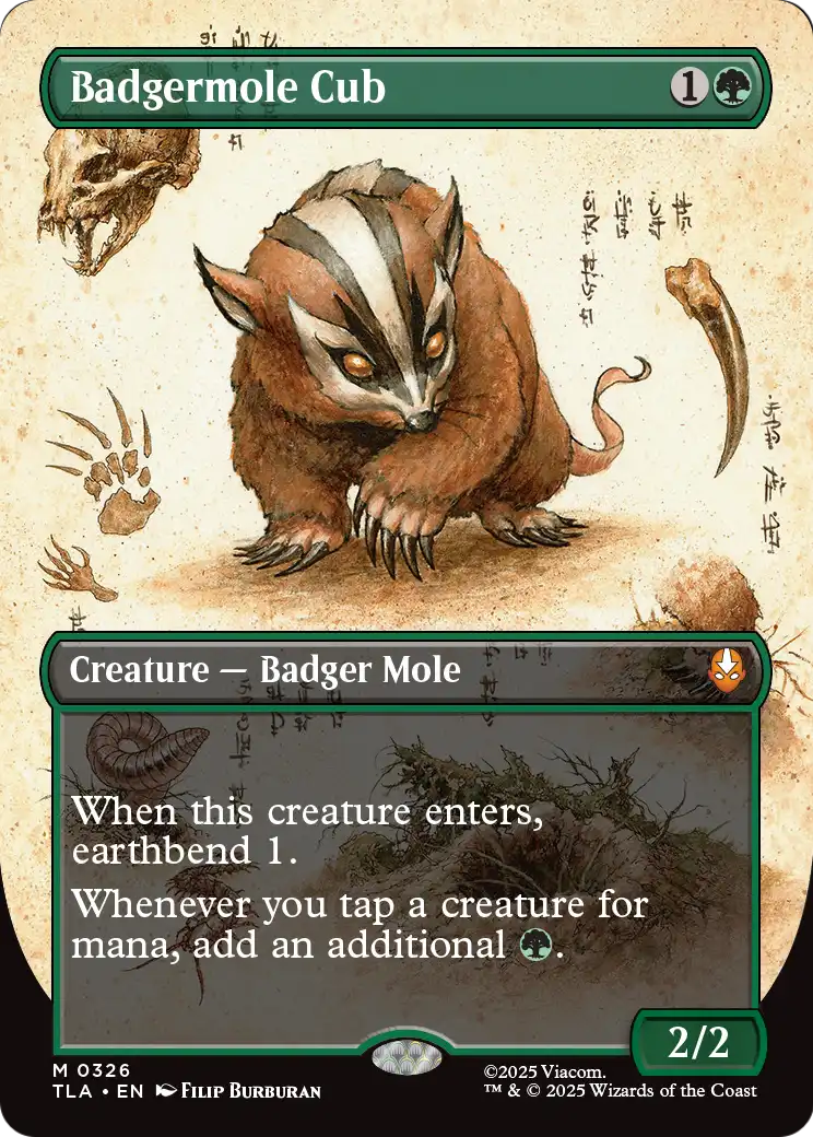 Badgermole Cub MTG proxy card