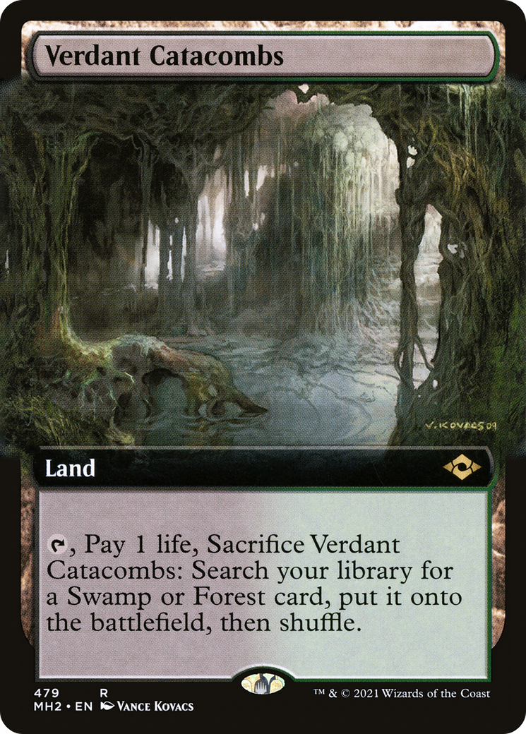Verdant Catacombs MTG proxy card