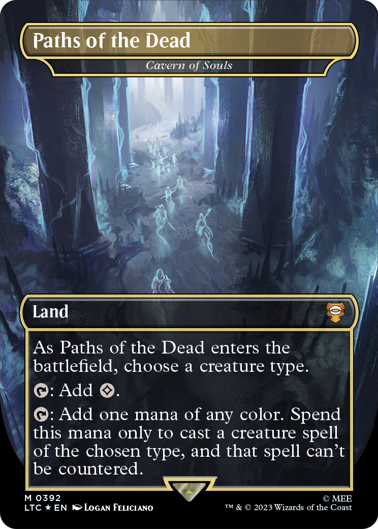 Cavern of Souls “Paths of the Dead” MTG proxy card