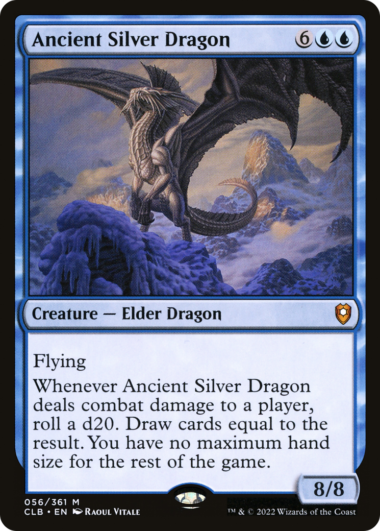 Ancient Silver Dragon MTG proxy card