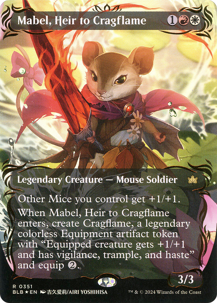 Mabel, Heir to Cragflame MTG proxy card