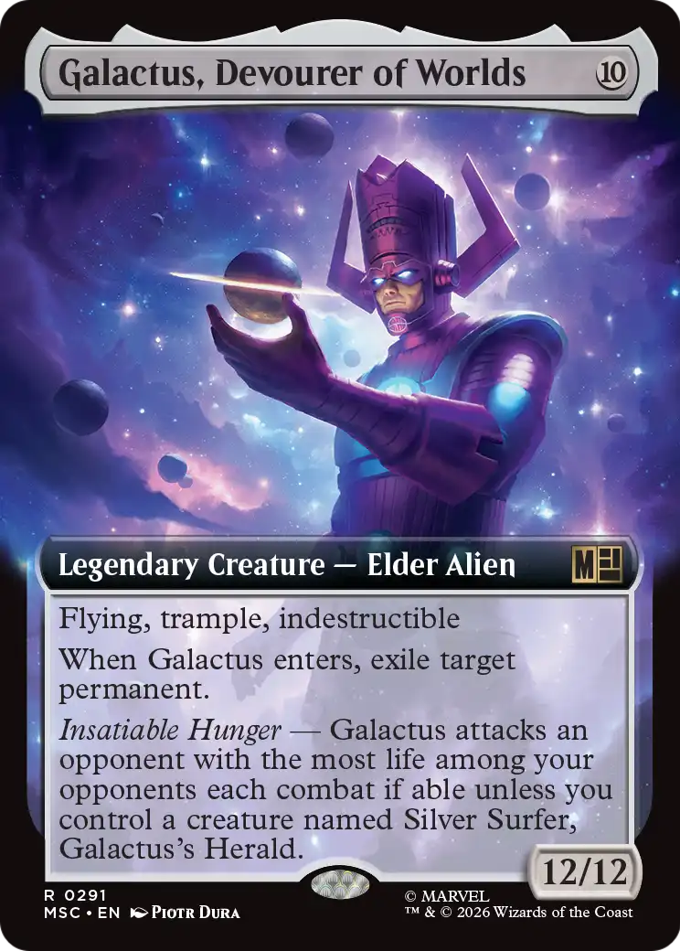 Galactus, Devourer of Worlds MTG proxy card