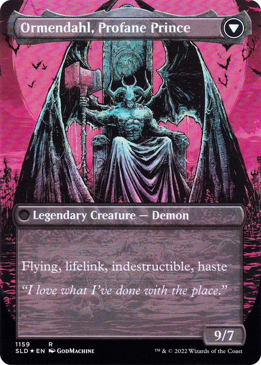 Ormendahl, Profane Prince - back face MTG proxy card