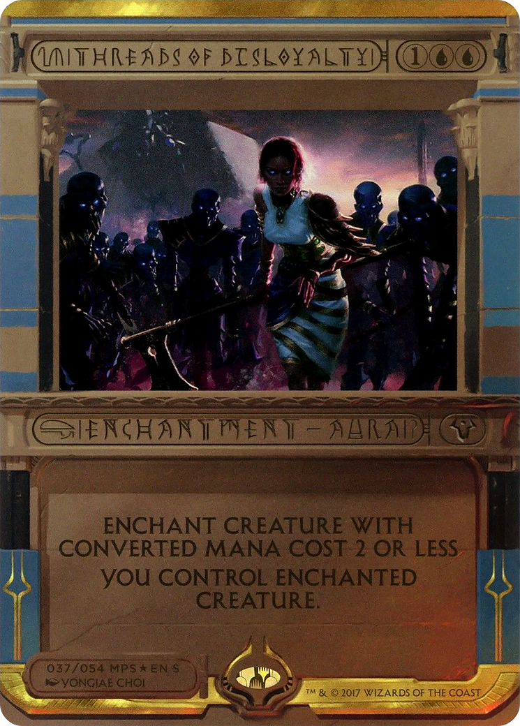 Threads of Disloyalty MTG proxy card