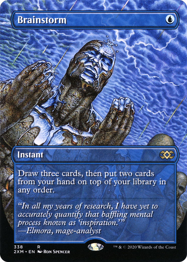 Brainstorm MTG proxy card