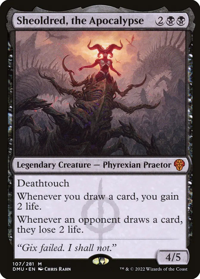 Sheoldred, the Apocalypse - Dominaria United (Foil) – MTG Proxy Card