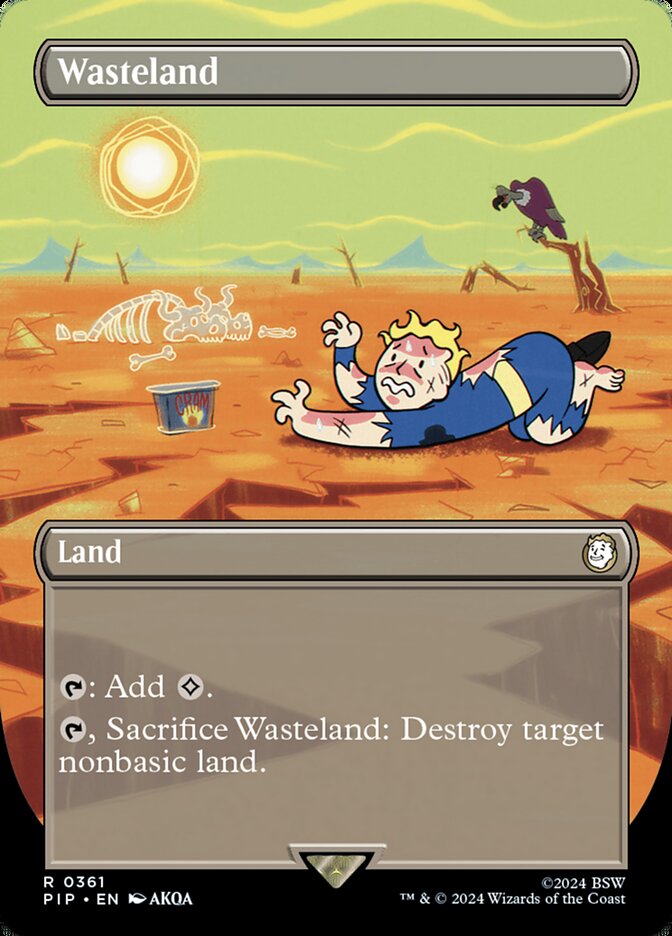 Wasteland MTG proxy card