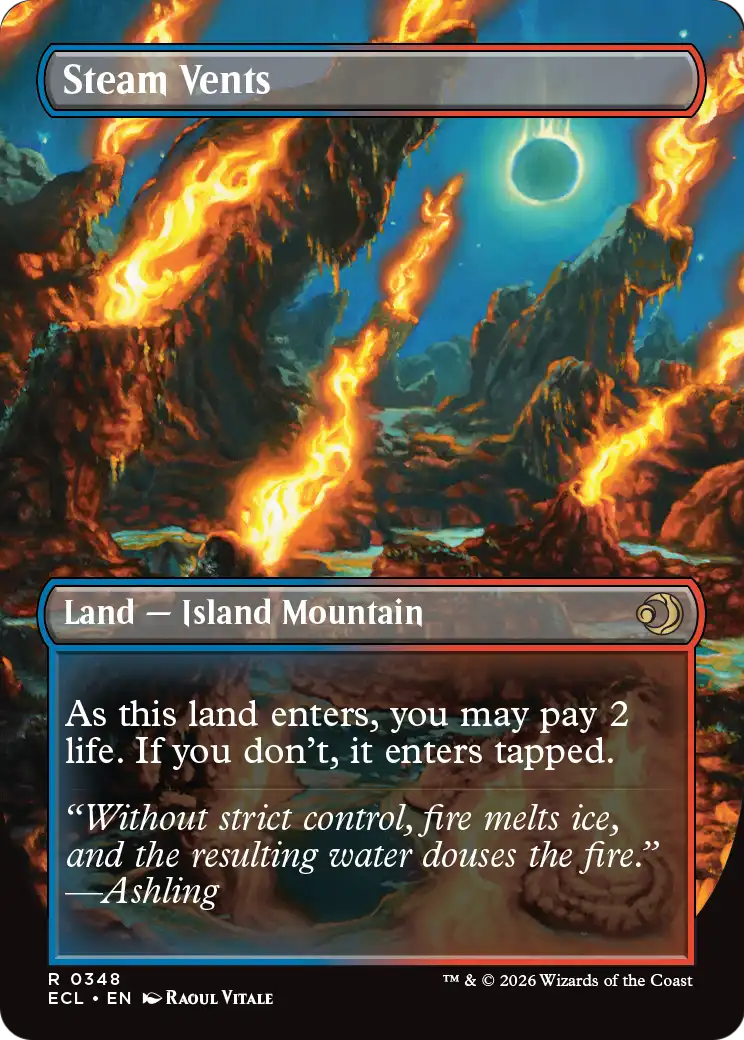 Steam Vents - back face MTG proxy card