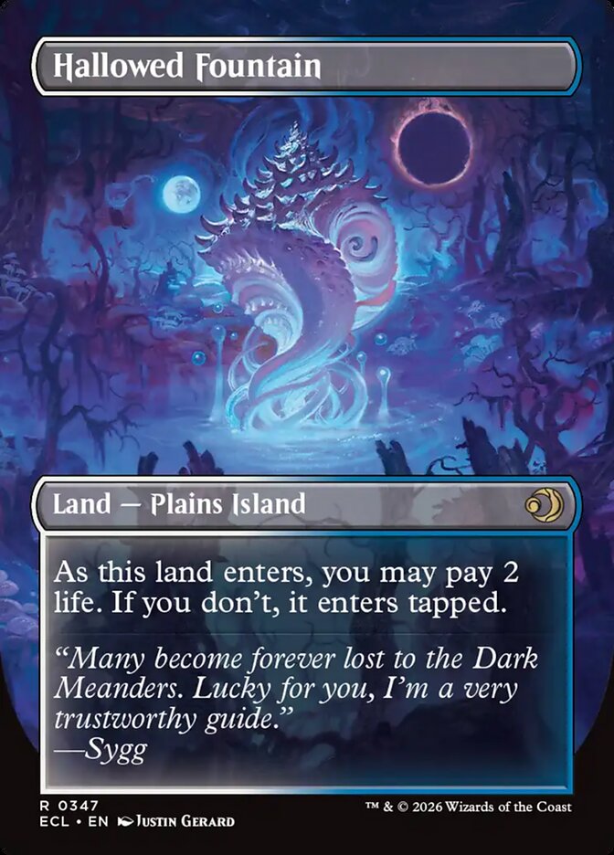 Hallowed Fountain // Hallowed Fountain - Lorwyn Eclipsed – MTG Proxy Card