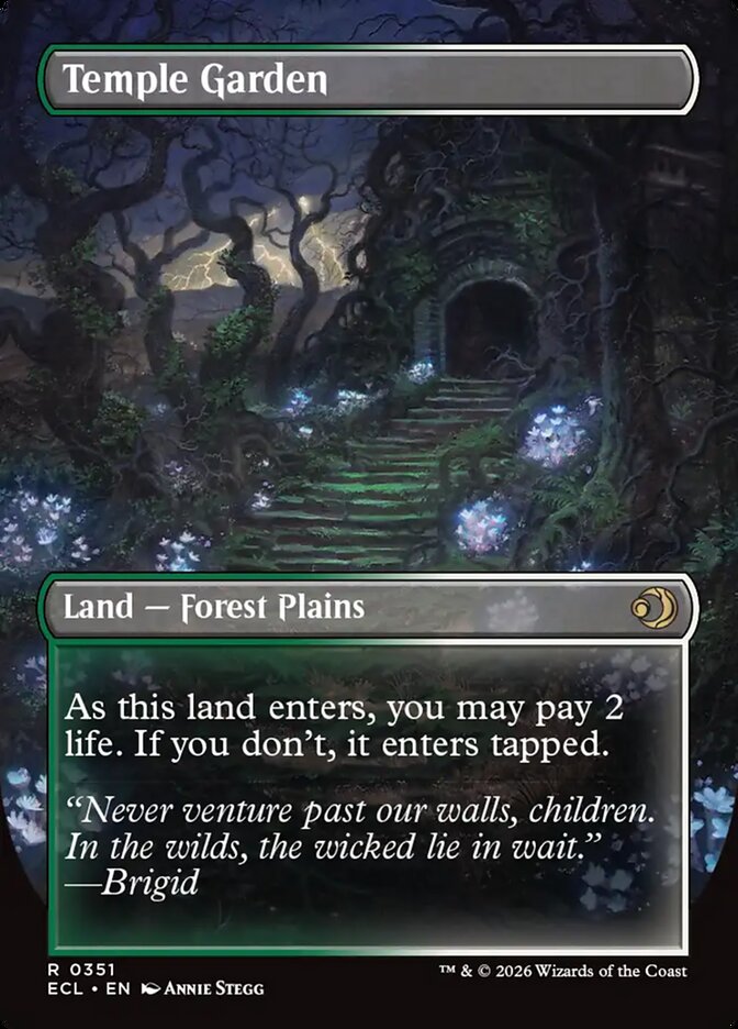 Temple Garden // Temple Garden - Lorwyn Eclipsed – MTG Proxy Card