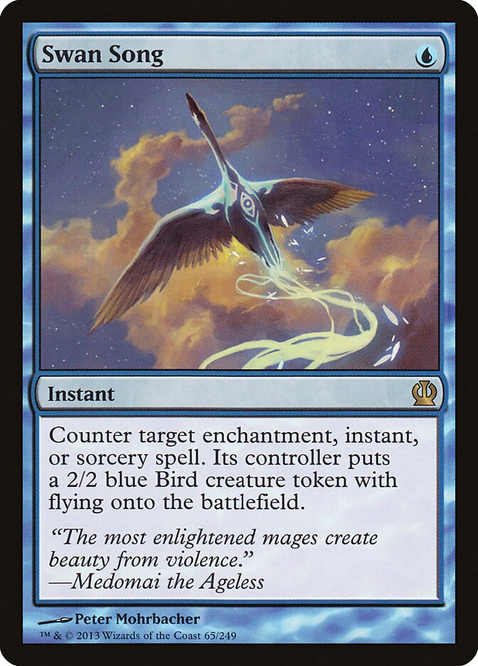 Swan Song MTG proxy card