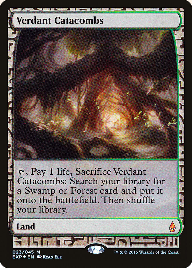Verdant Catacombs - Zendikar Expeditions (Foil) – MTG Proxy Card