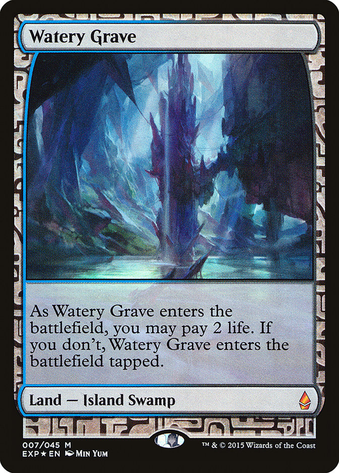 Watery Grave - Zendikar Expeditions (Foil) – MTG Proxy Card