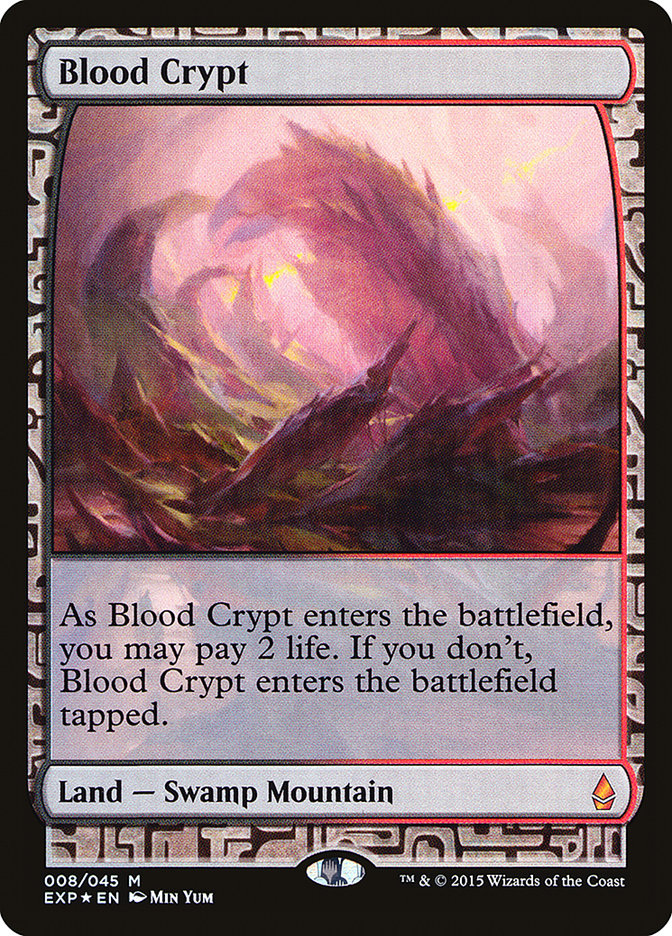 Blood Crypt - Zendikar Expeditions (Foil) – MTG Proxy Card