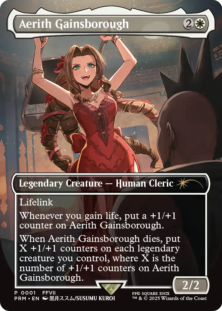 Aerith Gainsborough MTG proxy card