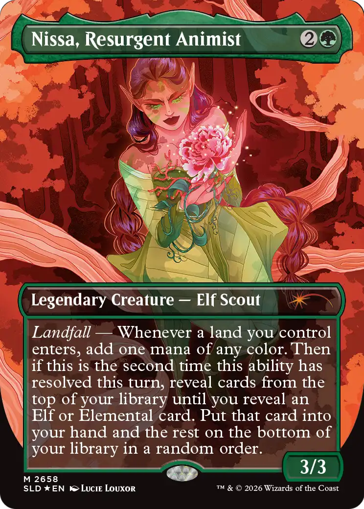 Nissa, Resurgent Animist MTG proxy card