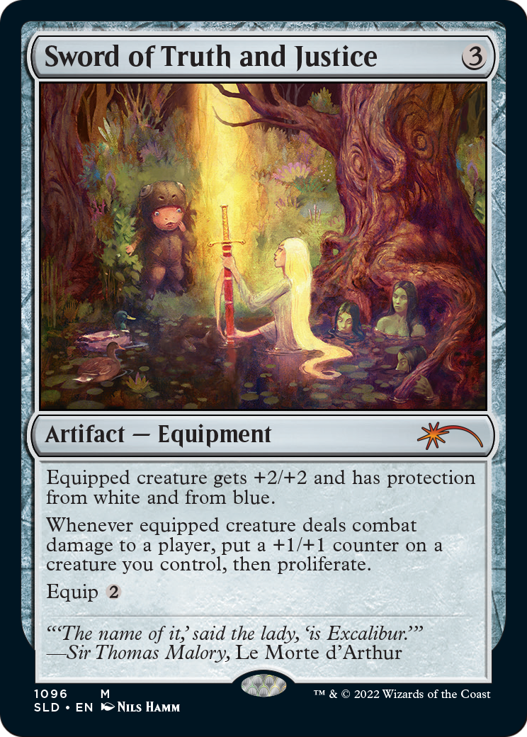Sword of Truth and Justice MTG proxy card