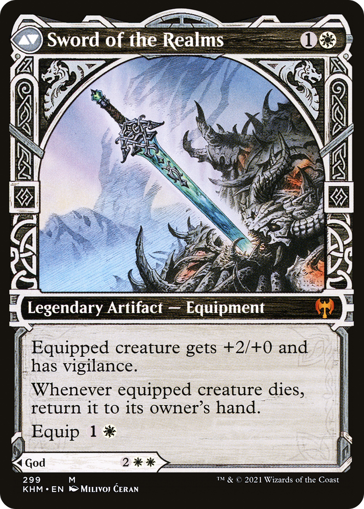 Sword of the Realms - back face MTG proxy card
