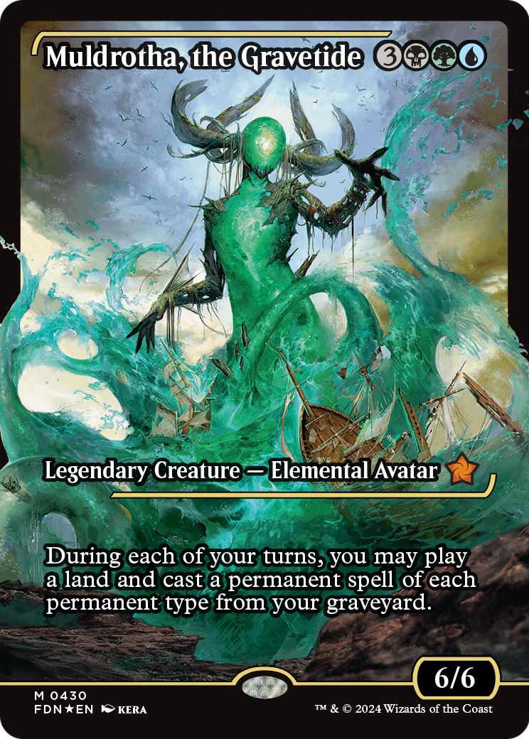 Muldrotha, the Gravetide MTG proxy card