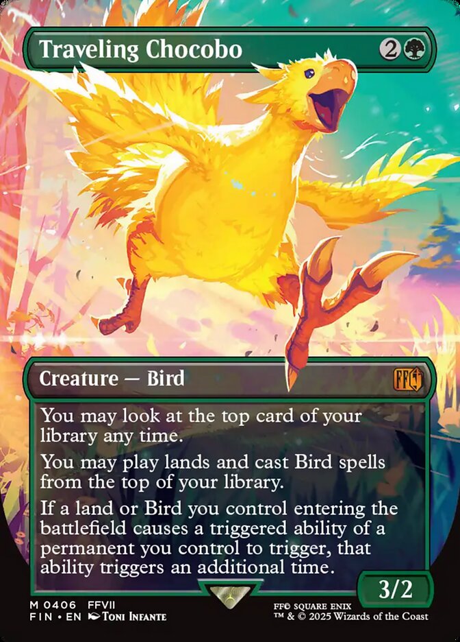 Traveling Chocobo - Final Fantasy – MTG Proxy Card