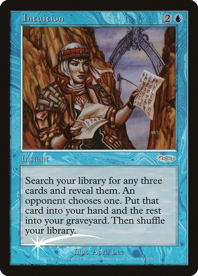 Intuition - Judge Gift Cards 2003 (Foil) – MTG Proxy Card