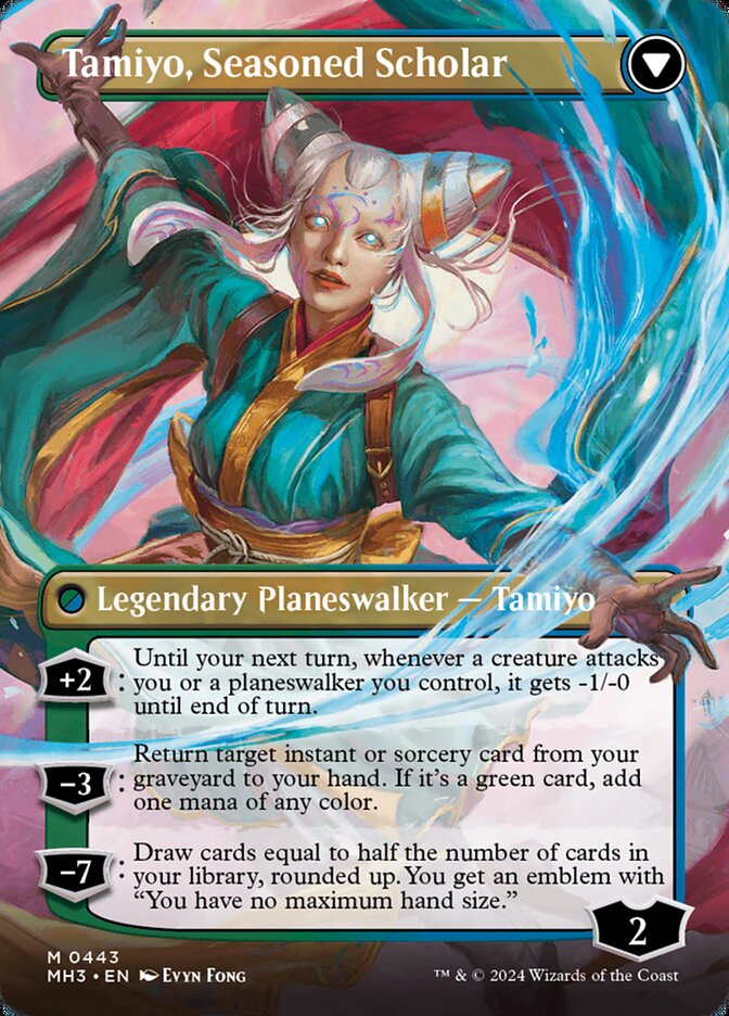 Tamiyo, Inquisitive Student // Tamiyo, Seasoned Scholar - Modern Horizons 3 (Foil) – MTG Proxy Card