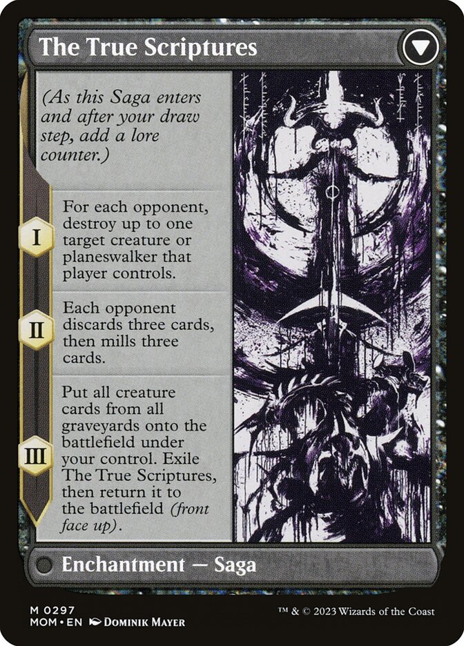Sheoldred // The True Scriptures - March of the Machine (Foil) – MTG Proxy Card
