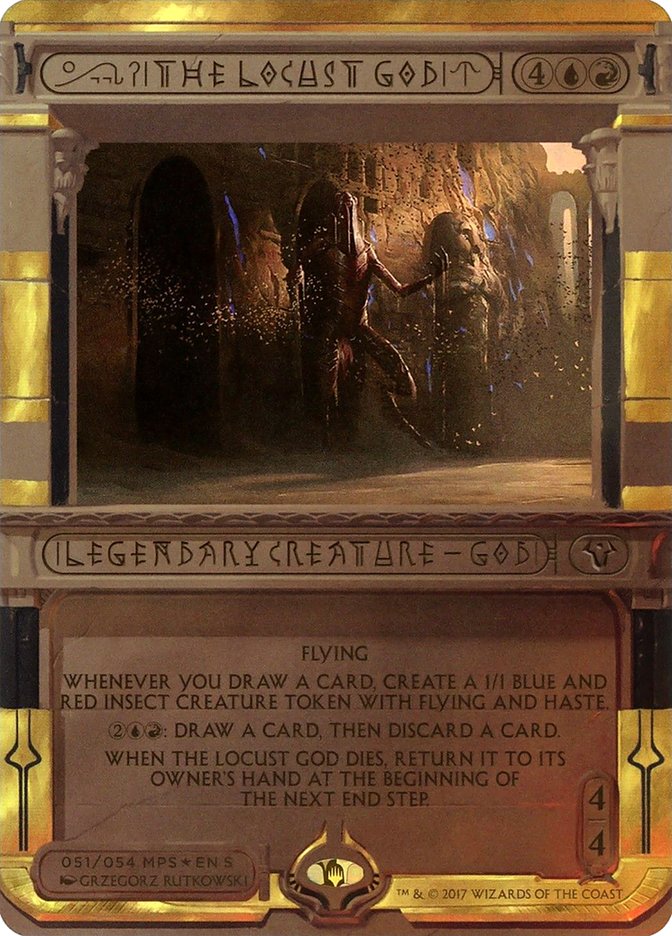 The Locust God - Amonkhet Invocations (Foil) – MTG Proxy Card