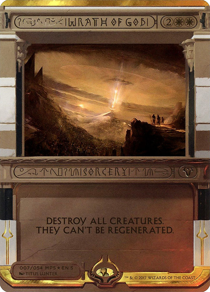 Wrath of God - Amonkhet Invocations (Foil) – MTG Proxy Card