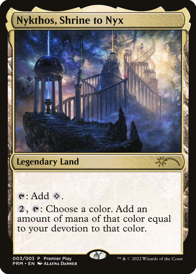 Nykthos, Shrine to Nyx - Pro Tour Promos (Foil) – MTG Proxy Card