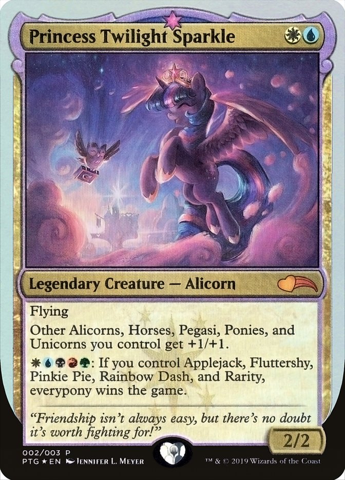 Princess Twilight Sparkle - Ponies: The Galloping (Foil) – MTG Proxy Card