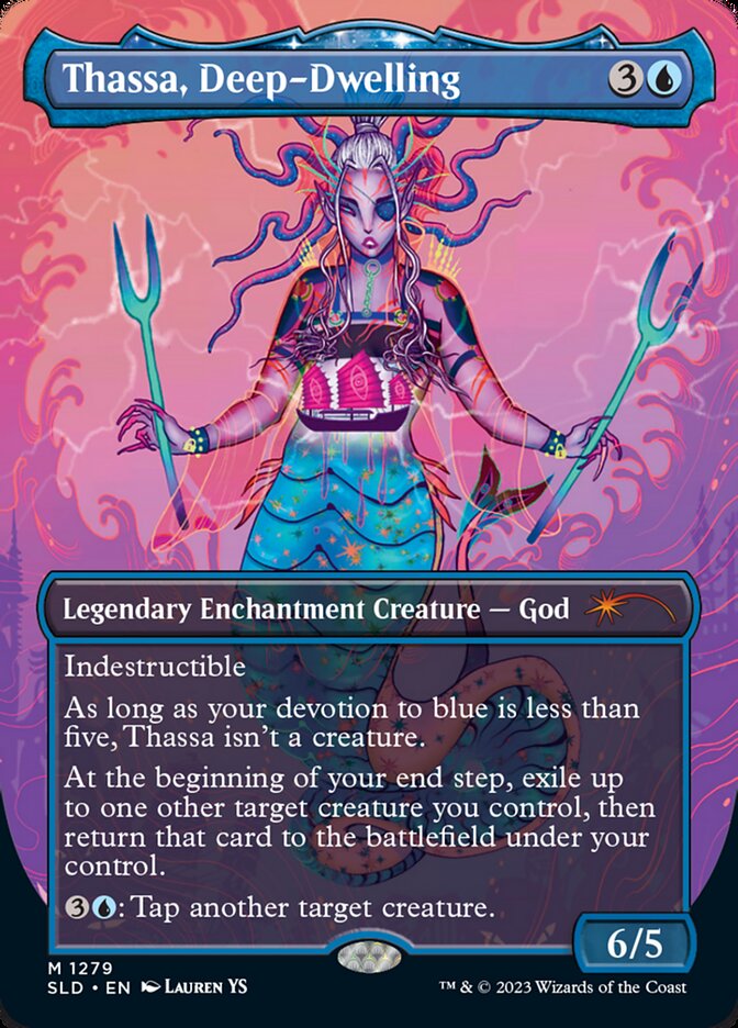 Thassa, Deep-Dwelling - Secret Lair Drop – MTG Proxy Card