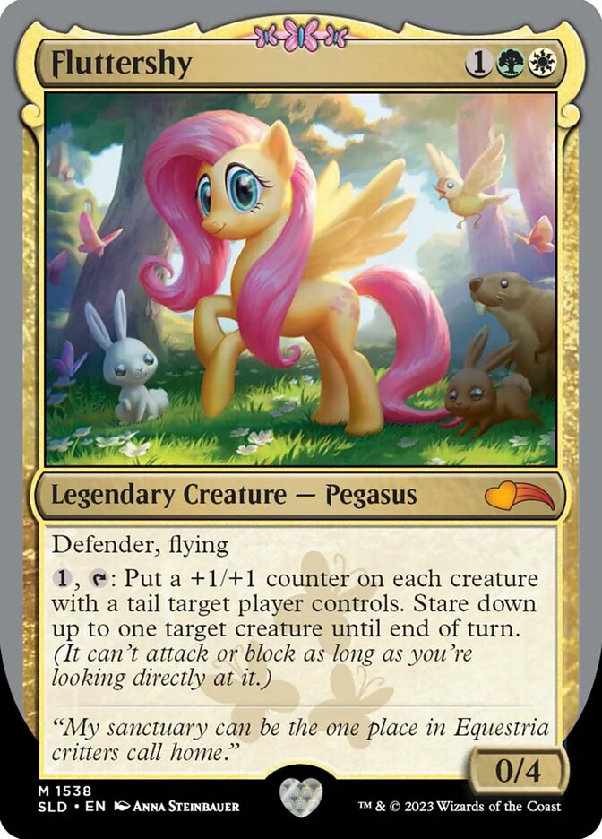 Fluttershy - Secret Lair Drop (Foil) – MTG Proxy Card