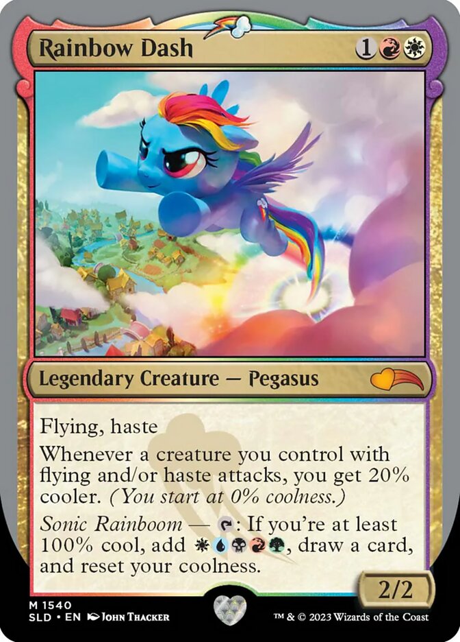 Rainbow Dash - Secret Lair Drop (Foil) – MTG Proxy Card