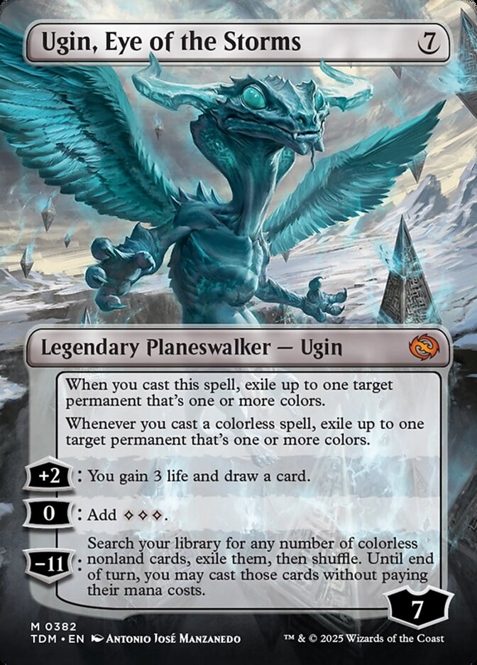 Ugin, Eye of the Storms // Ugin, Eye of the Storms - Tarkir: Dragonstorm – MTG Proxy Card
