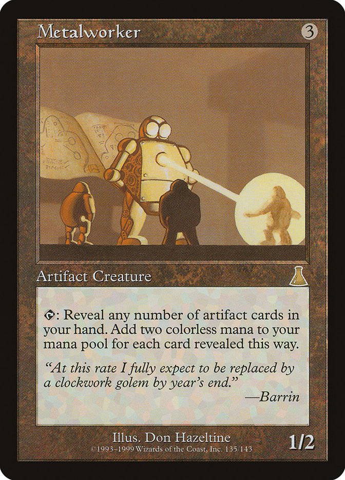 Metalworker - Urza's Destiny (Foil) – MTG Proxy Card