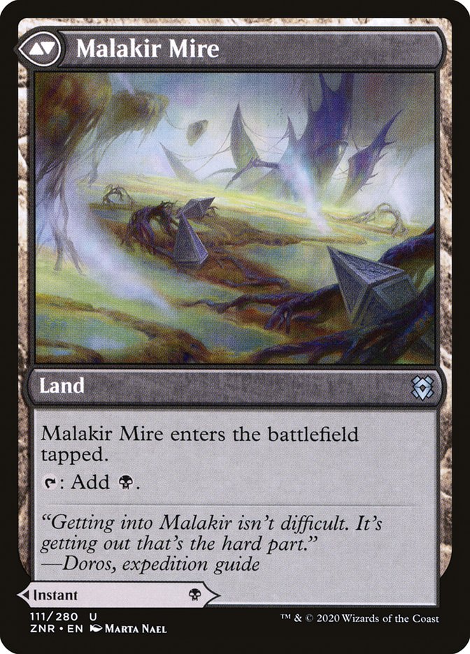 Malakir Rebirth // Malakir Mire - Zendikar Rising – MTG Proxy Card