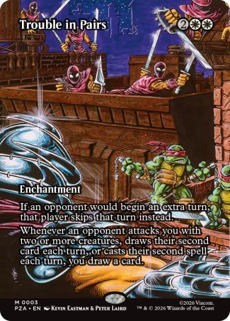 Trouble in Pairs proxy card MTG Teenage Mutant Ninja Turtles Source Material
