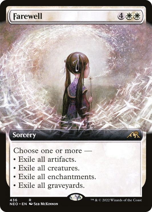 Farewell MTG proxy card