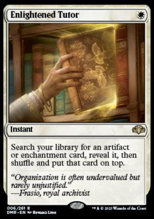 Enlightened Tutor proxy card MTG Dominaria Remastered